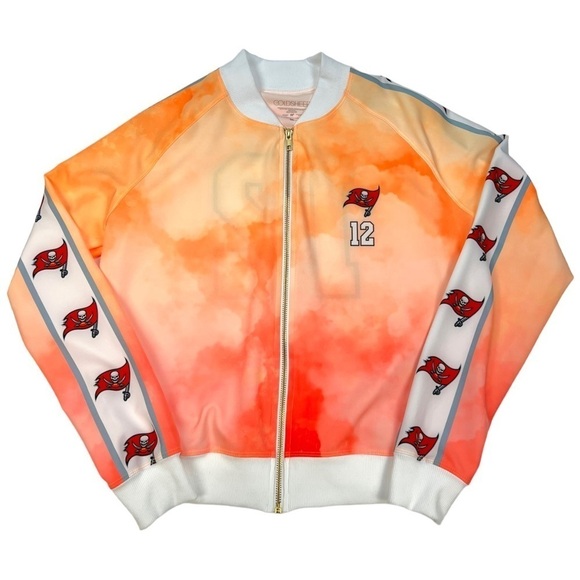 Goldsheep Set NFL Football Buccaneers RARE Track Jacket Legging Set S/M - Picture 3 of 14